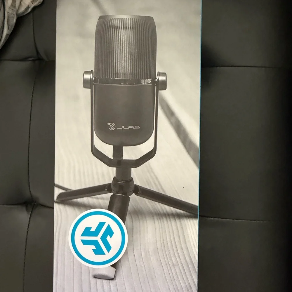 Jlab Talk USB Microphone - Black NIB